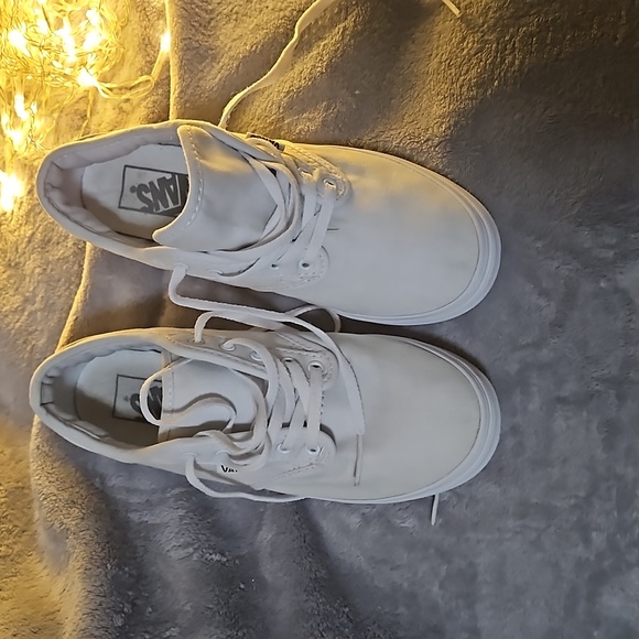 Vans 7 Women's White GUC - Picture 7 of 11